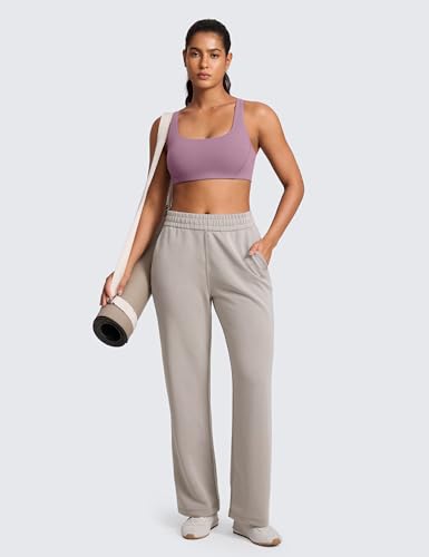 Image of CRZ YOGA Butterlift Square Neck Sports Bras | Double Lined, Light Support, Non Padded, Yoga, Buttery Soft, V-Shaped Racerback, for Women