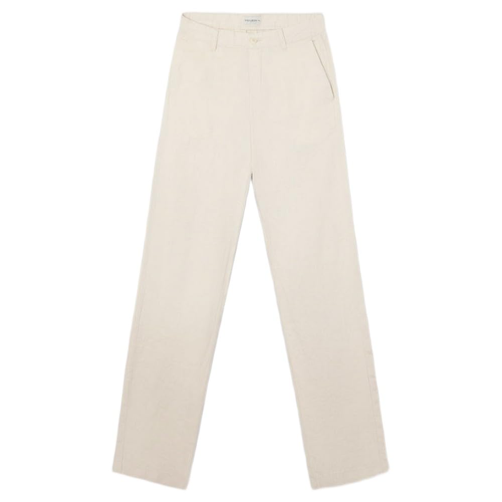 SILBON Pantalon Sport Chino Lino Beige - Pantalones Hombre