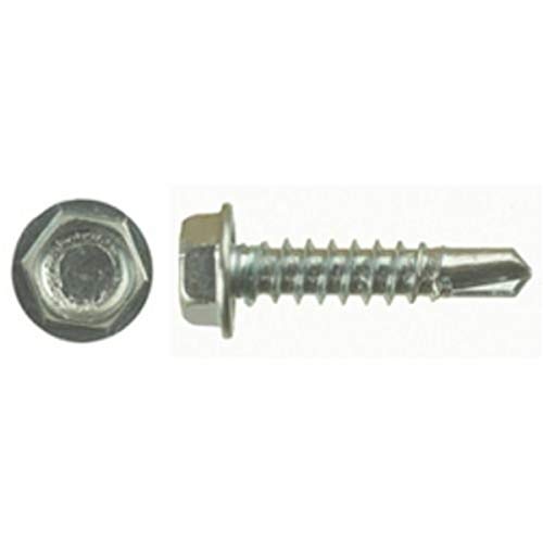 AP Products 012-DP500 8 X 3/4 Zinc Plated 8X3/4 Self Tapping Hex Head Screw, (500 Piece)