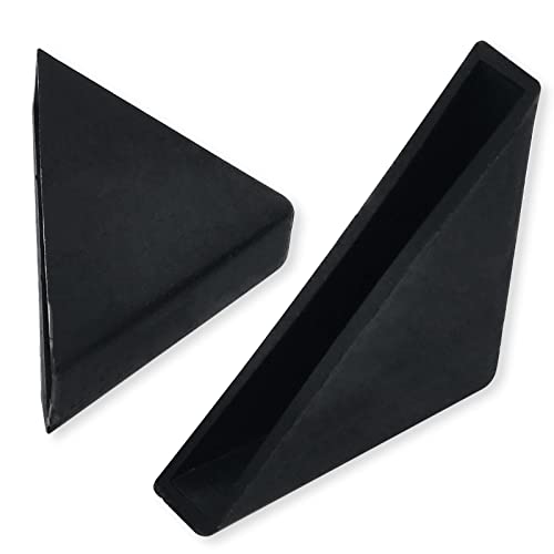 6mm(1/4inch) Black Triangle Shape Plastic Glass Corner Protector,Anti-Collision Right-Angle Plastic Corner Guard for Furniture,Wood Planks,Picture Frame, Painting, Shipping, Packing(40pcs)