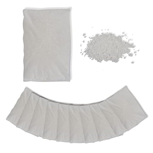 vidaXL 10x Bolsas Repuesto Cloruro de Calcio Desecante 1 Kg Bolsitas Humedad