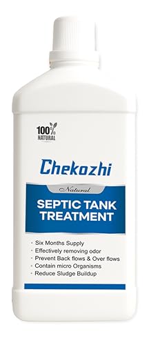 Image of natural septic tank cleaner odour remover sludge dissolver bacteria cleaner (1 litre)