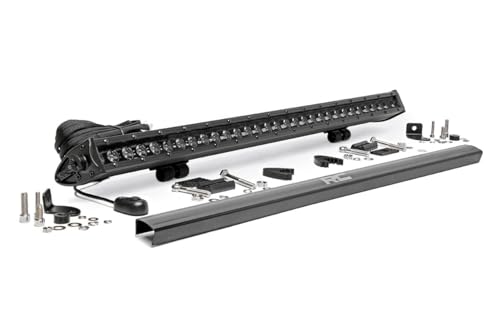 Rough Country 30" Black Series LED Light Bar - 150W Single Row, 12,000 Lumens Spot Beam, CREE LEDs, Waterproof Off-Road Light - image 2