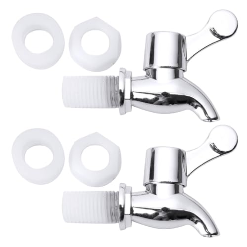Kaerm Replacement Spigot for Beverage Dispenser Wine Beer Beverage Juice Dispenser Silver Type A 17mm