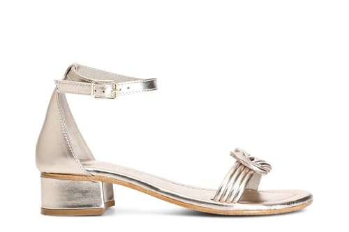 Sandale en cuir metallise CAFeNOIR pour vos soirees d'ete