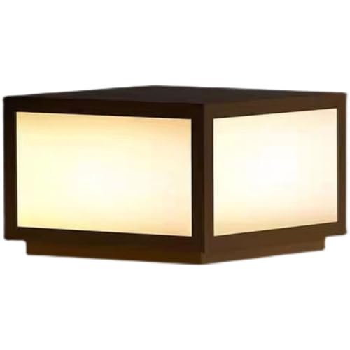Lanterne pilier extérieure E27 colonne lumineuse moderne en métal pour jardin