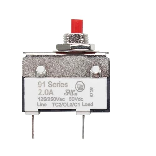 Disjoncteur miniature 2,0A série 91 interrupteur de protection surcharge moteurs et chargeurs 9A
