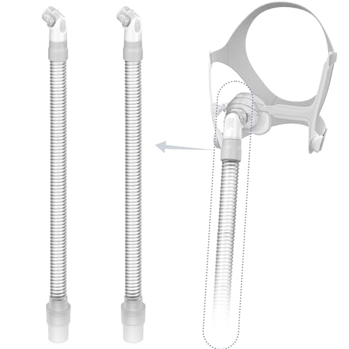2 Packs Replacement Tube Assembly for N20, Include Tubing & Elbow & Swivel, Replacement Tubing for N20, Avoid Leakage and Reduce Noise, Medihealer CPAP Supplies.