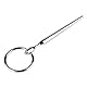 Beauty7 Sounding Penis Stick mit 2 Eichelringen Harnröhren Plug für Elektrostimulation Original 304 Edelstahl Penis Plug Männer Masturbation Sex Spielzeug 004