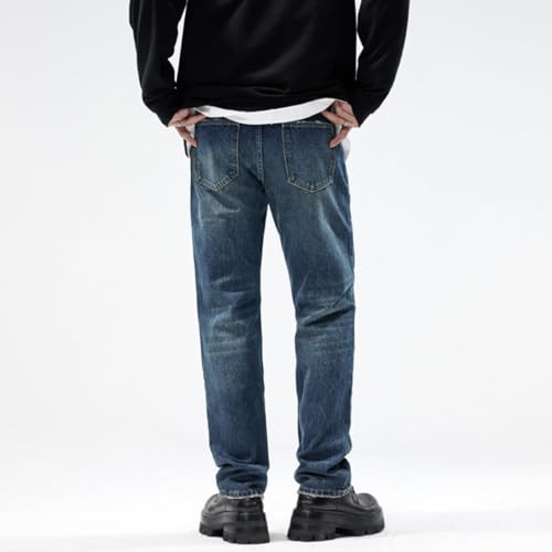 Jeans Pants Trousers Denim Spring and Autumn Men's Loose Classic Wide Leg Versatile Long Unisex2