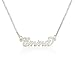 Tiny Name Necklace Personalized Necklace 925 Sterling Silver - Carrie Necklace