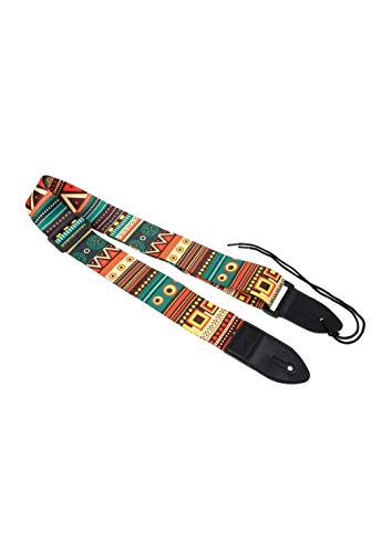 Image of TILAK RAJ & SONS SIKO REEDS-Adjustable Guitar Strap with PU Leather Ends