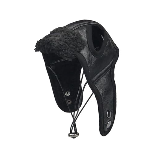 Disfraz negro estilo piloto para perros talla M
