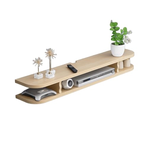 Multifunktionale Wandgarderobe, unlackiert, mobiler TV-Ständer mit großer...