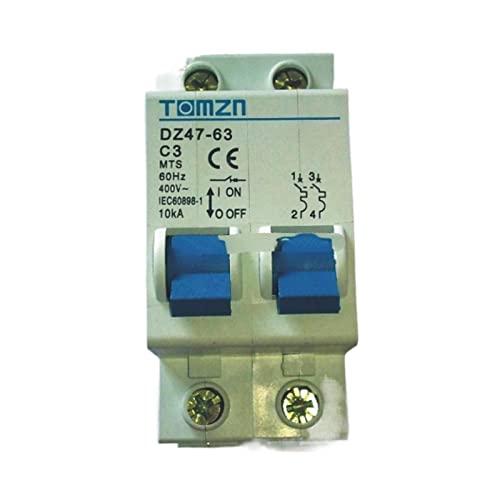 Disjoncteur manuel transfert 1P 3A MTS MCB 50HZ 60HZ inverseur source 400V - 2