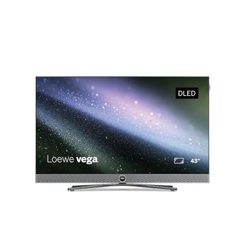 LOEWE Vega 43' 4K Ultra HD Smart-TV mit Dolby Vision IQ, Dual Channel, HDMI 2.1, integrierter Soundbar & Smart Streaming