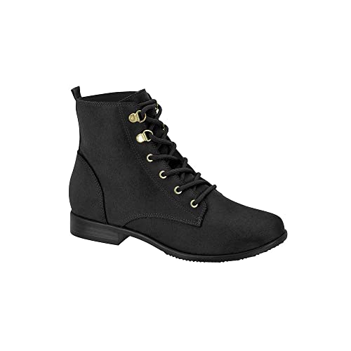 Moleca Beira Rio Fashion, Bota Feminino, Preto (Black), 38