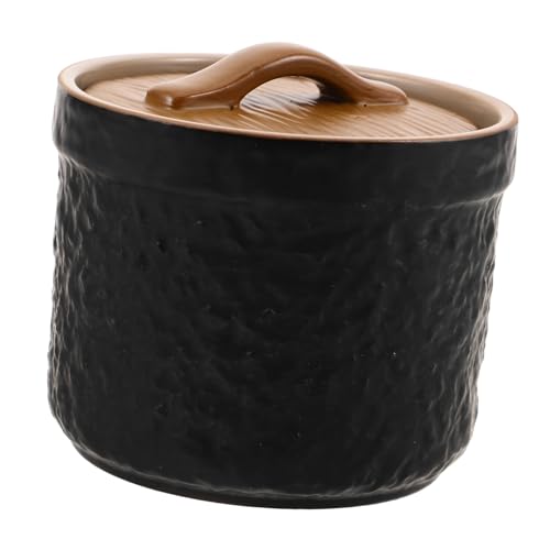 EPIGEIST Pentola da Cottura in con Pentola in Porcellana per Zuppe e Stufati Ciotola per Cottura Vapore Resistente e Facile da per Cucina e Preparazione Zuppe Herbal