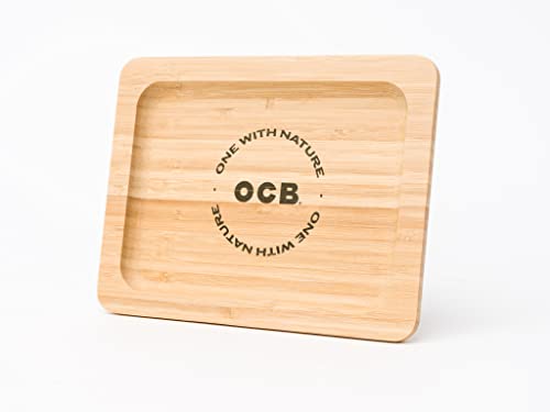 Ocb Bamboo Designer Pre-Rolled 1 1/4 Cone Kit With Ash Tray And Rolling Tray (18 Cones) All-Natural Bamboo Rolling Papers, Bamboo Ashtray, Bamboo Rolling Tray #TOP6