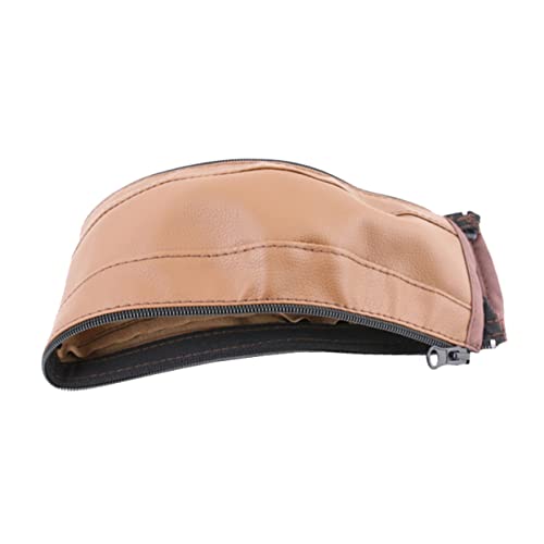 SWOOMEY アームレストプロテクター な パッド ヘッドレスト の車輪保護カバー ポータブル 車のベルトカバー ブースターカーシート カーアクセサリー ライナー Pu Brown