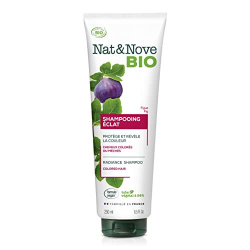 Shampooing éclat NAT&NOVE BIO pour cheveux colorés format 250 ml
