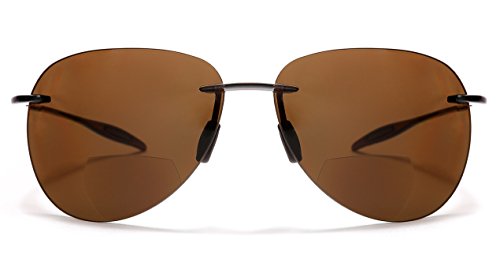 SAMBA SHADES Maui Sports Pilot Bifocal Reading Sunglasses Ultra Flex TR90 Readers Under the Sun4