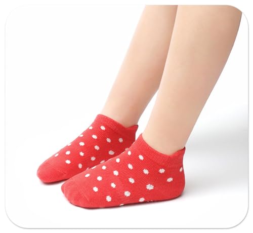 Baby Non-skid Socks Toddler Newborn Infant Non Slip Socks with Grips Anti-Slip Girls Boys Ankle Socks 12 pairs 7