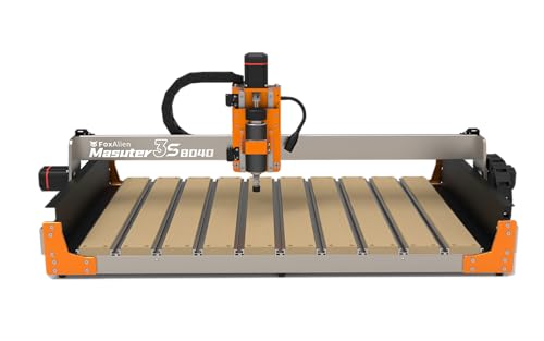 FoxAlien 3S 8040 X-Axis Extension Kit with T-Slot Hybrid Spoiler Board for Masuter 3S CNC Router Machines for Large Engraving Projects (Extend X-Axis to 800mm)