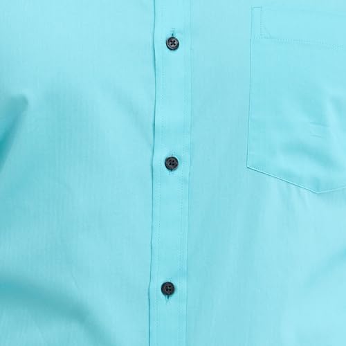 Image of Park Avenue Men Pure Cotton Slim Fit Structure Pattern Semi Cutaway Collar Formal Shirt