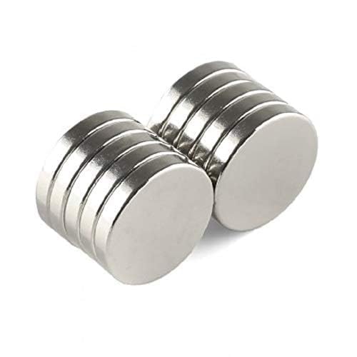 KRYTONE® 50 Piece Silver Round Magnet Set (6 X 1.5 MM) Use as Fridge Magnet, Door, Kitchen Organiser Magnet, Multipurpose Office Pack of 50(Silver)-image-33