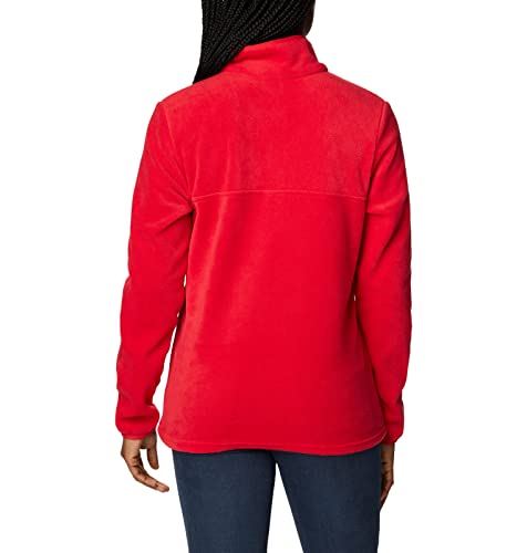 Image of Columbia Womens Benton Springs Half Snap II Pull Over Fleece Jacket, Dark Stone /Canoe /Vintage Blue, 3X