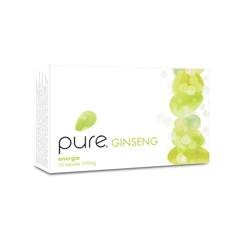 Pure Ginseng - 30 Capsules Hautement Dosées Végétalien, Complémen...
