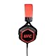 Konix UFC Kabelgebundenes 7.1 Gaming-Headset für PC - 50-mm-Lautsprecher - Abnehmbares Mikrofon - 2 m USB-Kabel - Hintergrundbeleuchtung - Schwarz und Rot