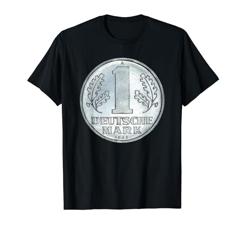 MARK der DDR - 1 OSTMARK  VORDERSEITE & RÜCKSEITE  T-Shirt