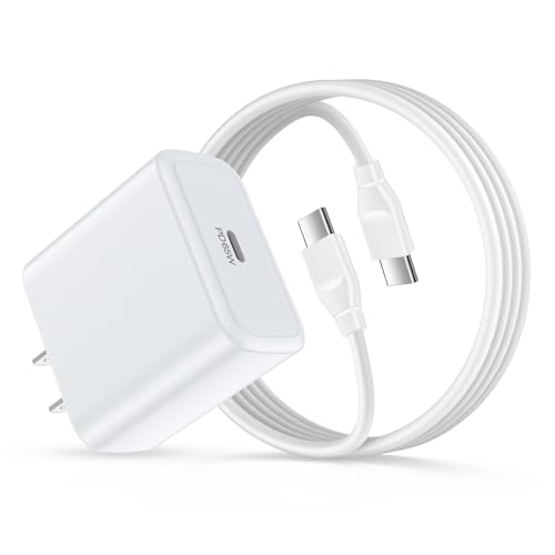 65W Super Samsung Galaxy S25 Edge Fast Charger for S26 S25 Ultra S25+ S25 S24 Ultra S24 S23 A36 A17 A16 A15 A14 A13 A54 A53 A03S S22 S20 S10 Android Phone Block & 6ft USB C Charging Cable Cord