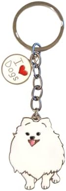 SPEEDYUNI Dog Keychain, Enamel Cute Dog Keychain, Pet Charmed Gift