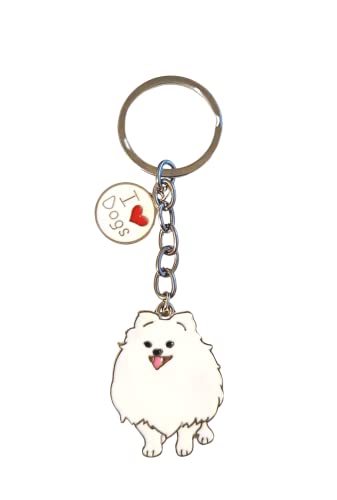 Speedyuni Dog Keychain, Enamel Cute Dog Keychain, Pet Charmed Gift #TOP3