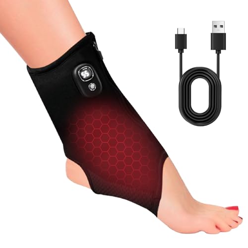 OBEST Calcetines calefactables para hombre y mujer, con batería recargable de 3000 mAh, calcetines térmicos, calcetines eléctricos, calentadores de pies para camping, pesca, ciclismo, esquí