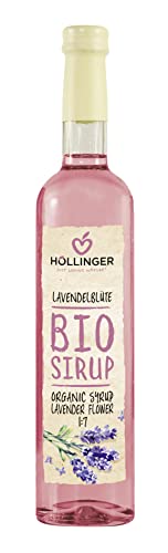 Höllinger Bio Lavendelblüten Sirup, 6er Karton 0.5L Glas Cover