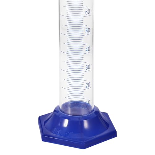 Probetas graduadas de vidrio Healeved de 100 ml con base ancha y transparente, 4 piezas 7