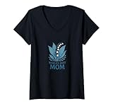 Photo Gallery donna design floreale con mughetto world s best mom maglietta con collo a v Photo Gallery donna design floreale con mughetto world s best mom maglietta con collo a v