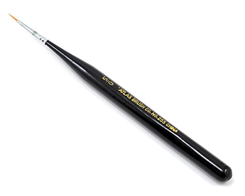ATLAS BRUSH CO. 255-5/0 Golden Taklon Ultra Detail 5/0