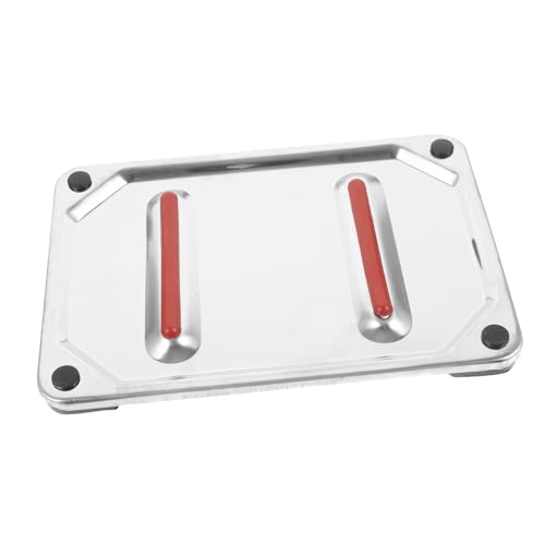 MERRYHAPY Tapis de Repos Acier Inoxydable Résistant Chaleur pour Table à Repasser Support Pratique et Isolant Thermique Matériel et Léger Accessoire Multi-usage pour Fer à Repasser à Vapeur