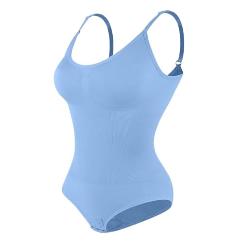 ZPFDSG Fajas Reductoras Mujer Corsé moldeador sin costuras for mujer, moldeador de cuerpo, adelgazante de cintura y abdomen.(Blue,2XL)