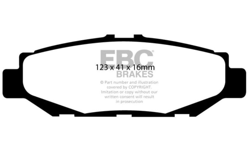 Image of EBC Brakes DP4848R Yellowstuff Street and Track Brake Pad