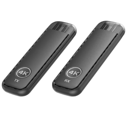 Image of Tobo HDMI Wireless 4K - Plug & Play Wireless HDMI Transmitter, Transmitter & Receiver, 1080P@60Hz, 50m, 4K Video Streaming for Laptop /PC to Projector /Monitor /HD TV TD-1604WA