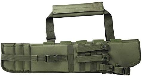 Miniatura 7 de TRINITY - Funda táctica de 25 pulgadas de largo, color verde para Mossberg Shockwave - Pump Action Hunting Tactical Molle Funda acolchada suave para