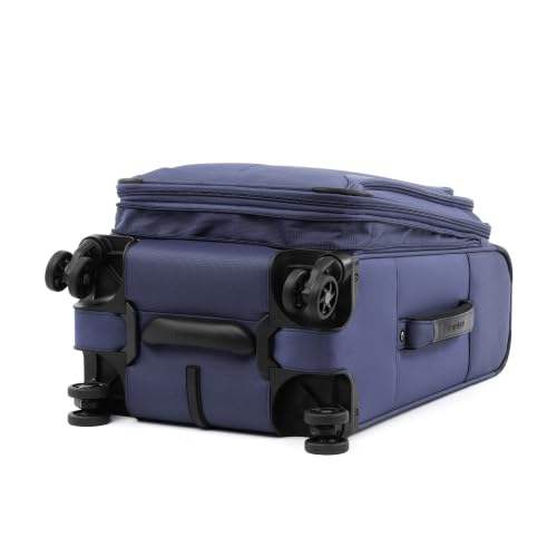 Travelpro Tourlite Softside 21" Expandable Luggage with 4 Spinner Wheels, Lightweight Suitcase, Carry-On, Blue - image 5