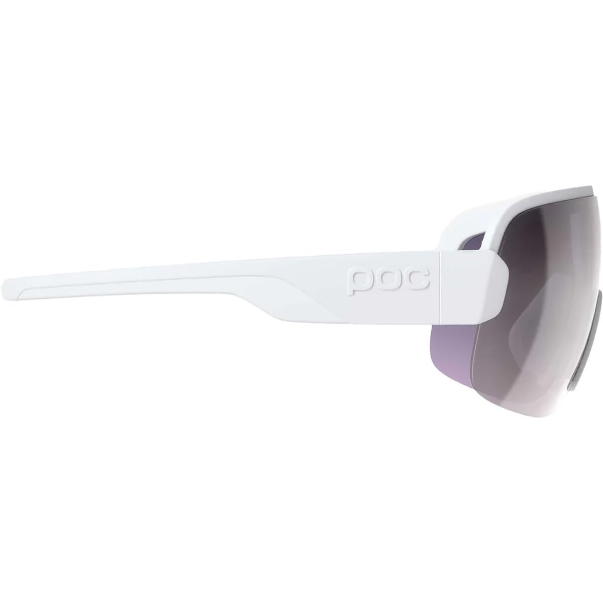 POC Aim Sunglasses Hydrogen White/Clarity Road/Sunny Silver, One Size