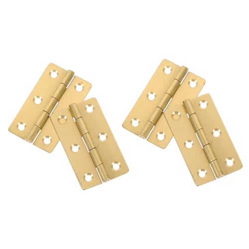 KICHOUSE 4pcs Piano Hinge for Wooden Boxes Jewelry Chests Cabinets Easy Installation Removal